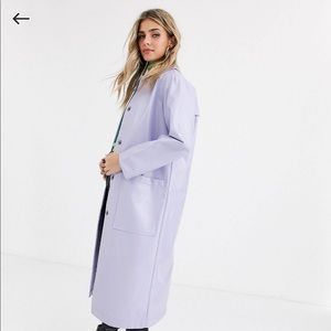 ASOS LILAC TRENCH COAT